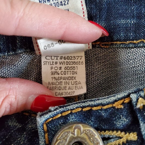 NWOT True Religion Dark Wash Women's Jeans 25 - Picture 5 of 8